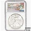 Image 1 : 2016-W Silver Eagle NGC MS70 ER, 30th ANNIV.
