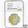 Image 1 : 1958-D Franklin Half Dollar NGC MS66 FBL