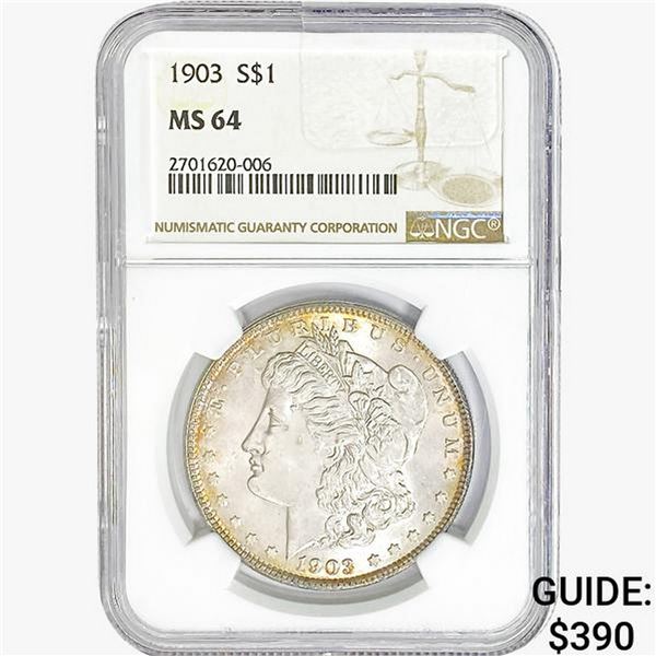1903 Morgan Silver Dollar NGC MS64