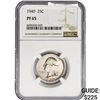 Image 1 : 1940 Washington Silver Quarter NGC PF65
