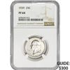 Image 1 : 1939 Washington Silver Quarter NGC PF64