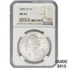 Image 1 : 1884-CC Morgan Silver Dollar NGC MS63