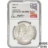 Image 1 : 1883-O Morgan Silver Dollar NGC MS63 Signed Ryder