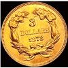 Image 2 : 1878 $3 Gold Piece CHOICE BU