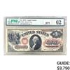 Image 1 : 1875 $1 US Lg. Legal Tender Note PMG UNC62