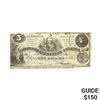 Image 1 : 1861 $5 Confederate States of America Note