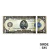 Image 1 : 1914 $5 Fed. Reserve Note Torn