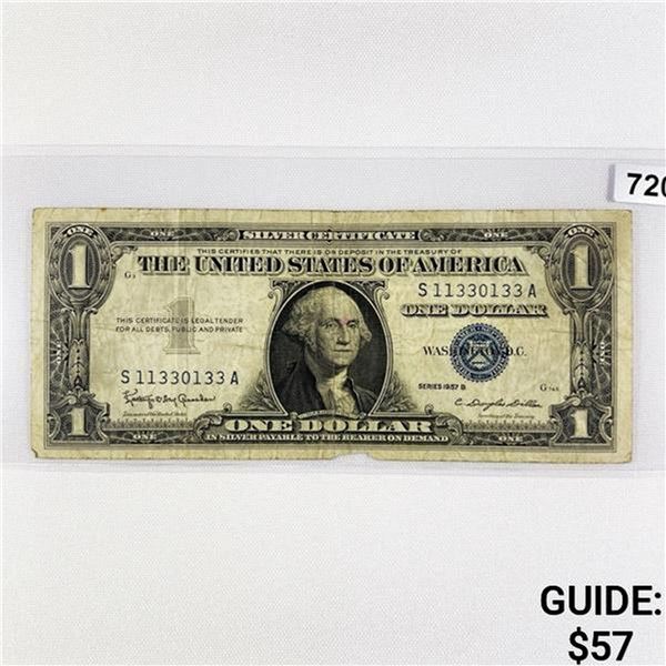 1957 B $1 Silver Silver Certificate LIGHTLY CIRCUL