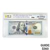 Image 1 : 2009-A $100 Star Fes Res Note PCGS GEM UNC