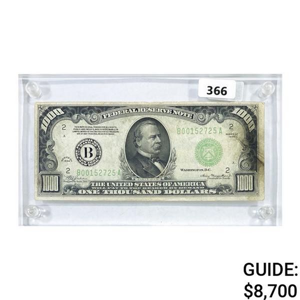 1934 $1,000 Fes Res Note