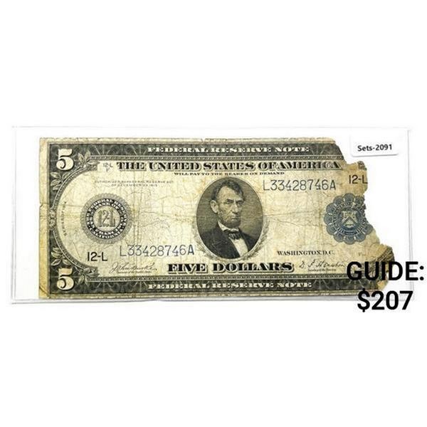 1914 $5 Fed. Reserve Note