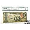 Image 1 : 1865 $1 LG Bank Whitewater WI Legal Tender PMG VG8