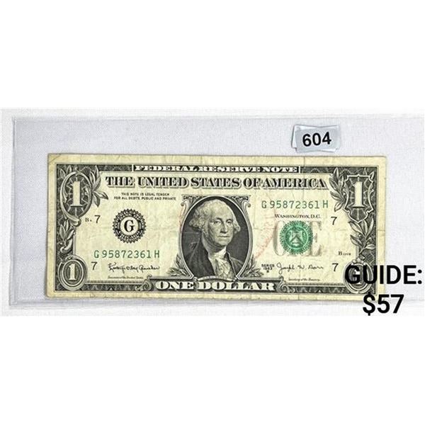 1963 $1 Federal Reserve Note CIRCULATED