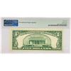 Image 2 : 1950 $5 Fed Reserve Note PMG GEM UNC 65