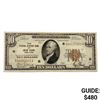 Image 1 : 1929 B $10 US Bank of New York Fed Res Note