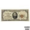 Image 1 : 1929 B $20 US Bank of New York Fed Res Note