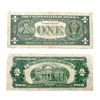Image 2 : [2] $1 & $2 Silver Cert. & Legal Tender Notes [195
