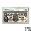 Image 1 : 1907 $5 WOODCHOPPER LT US NOTE PMG CH VF 35