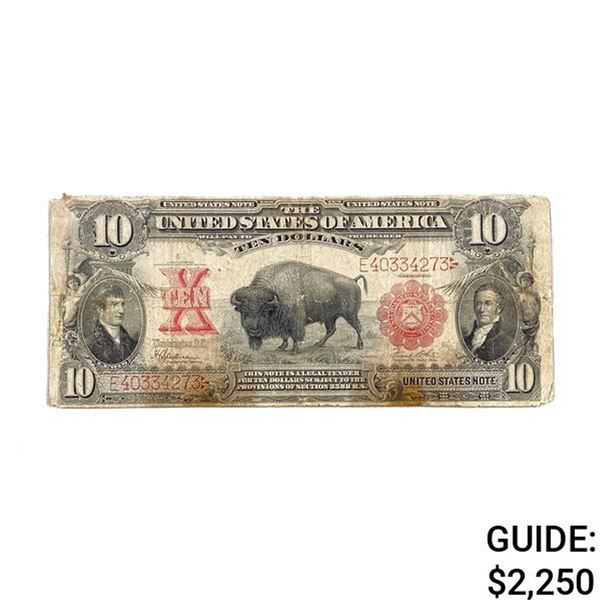 1901 $10 BISON LT UNITED STATES NOTE
