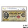 Image 1 : 1882 $100 BENTON GOLD CERT. NOTE PCGS F12