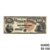 Image 1 : 1880 $10 JACKASS LT UNITED STATES NOTE CH UNC