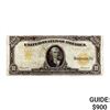 Image 1 : 1907 $10 GOLD CERT. NOTE EF