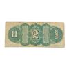 Image 2 : 1869 $2 RAINBOW LT UNITED STATES NOTE VF