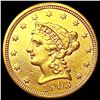 Image 1 : 1903 $2.50 Gold Quarter Eagle CLOSELY UNCIRCULATED