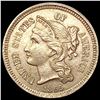 Image 1 : 1865 Nickel Three Cent CHOICE AU
