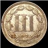 Image 2 : 1865 Nickel Three Cent CHOICE AU