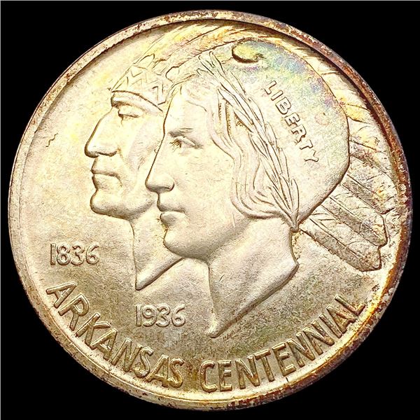 1937-S Arkansas Half Dollar CHOICE BU