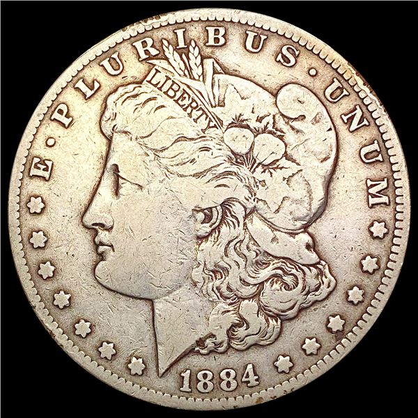 1884-CC Morgan Silver Dollar LIGHTLY CIRCULATED