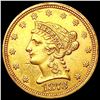 Image 1 : 1873 $2.50 Gold Quarter Eagle CLOSELY UNCIRCULATED