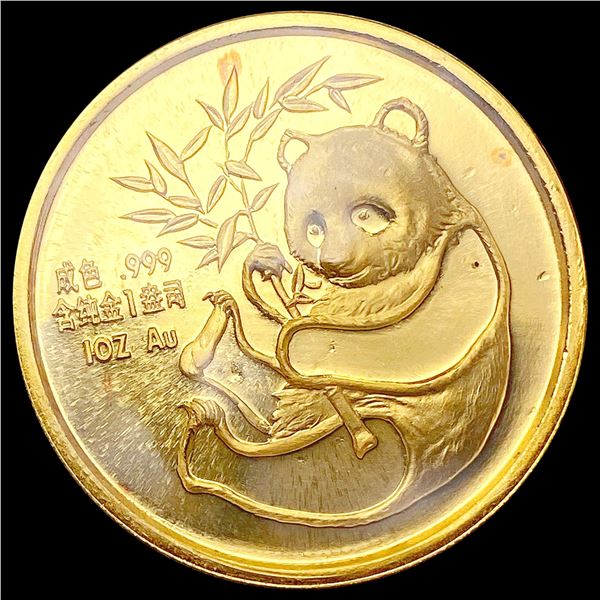 1987 China 1oz Gold San Francisco Expo Panda CHOIC