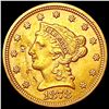 Image 1 : 1878 $2.50 Gold Quarter Eagle CLOSELY UNCIRCULATED