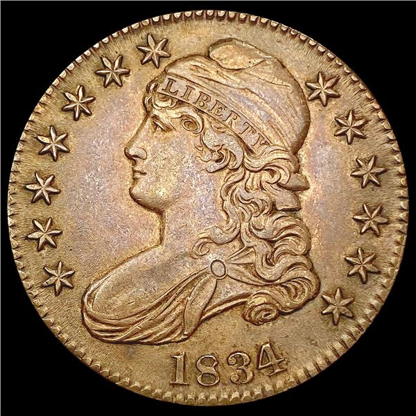 1834 Capped Bust Half Dollar CLOSELY UNCIRCULATED