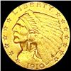 Image 1 : 1910 $2.50 Gold Quarter Eagle CLOSELY UNCIRCULATED
