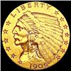 Image 1 : 1909 $2.50 Gold Quarter Eagle CLOSELY UNCIRCULATED