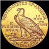 Image 2 : 1909 $2.50 Gold Quarter Eagle CLOSELY UNCIRCULATED