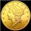 Image 1 : 1896 $20 Gold Double Eagle CHOICE BU