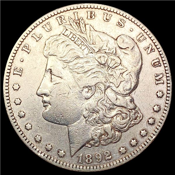 1892-S Morgan Silver Dollar NEARLY UNCIRCULATED