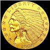 Image 1 : 1908 $2.50 Gold Quarter Eagle CLOSELY UNCIRCULATED