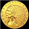 Image 1 : 1929 $2.50 Gold Quarter Eagle CLOSELY UNCIRCULATED