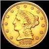 Image 1 : 1878 $2.50 Gold Quarter Eagle CLOSELY UNCIRCULATED