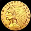 Image 1 : 1908 $2.50 Gold Quarter Eagle CLOSELY UNCIRCULATED