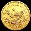 Image 2 : 1853 $2.50 Gold Quarter Eagle CLOSELY UNCIRCULATED