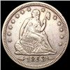 Image 1 : 1853 A+R Seated Liberty Quarter CLOSELY UNCIRCULAT