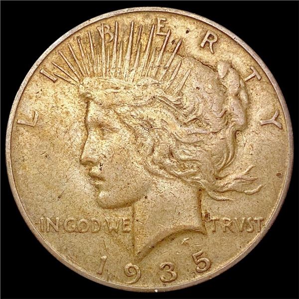 1935-S Silver Peace Dollar LIGHTLY CIRCULATED