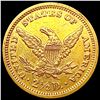 Image 2 : 1873 $2.50 Gold Quarter Eagle CLOSELY UNCIRCULATED