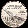 Image 2 : 1997 US 1/10oz Plat $10 Eagle SUPERB GEM BU